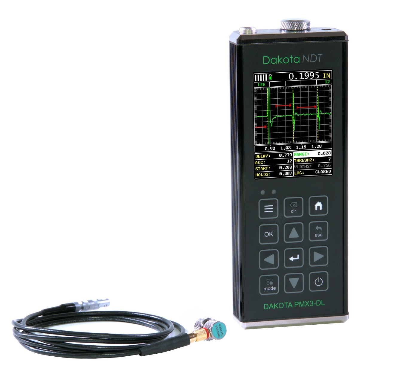Dakota PMX (A-Scan) Precision Ultrasonic Thickness Gauge